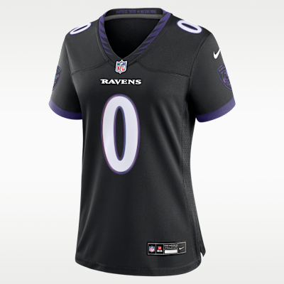 Zay Flowers Baltimore Ravens Women's Nike NFL Game Jersey. Nike.com